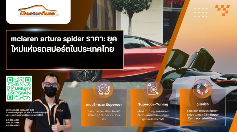 mclaren artura spider ราคา