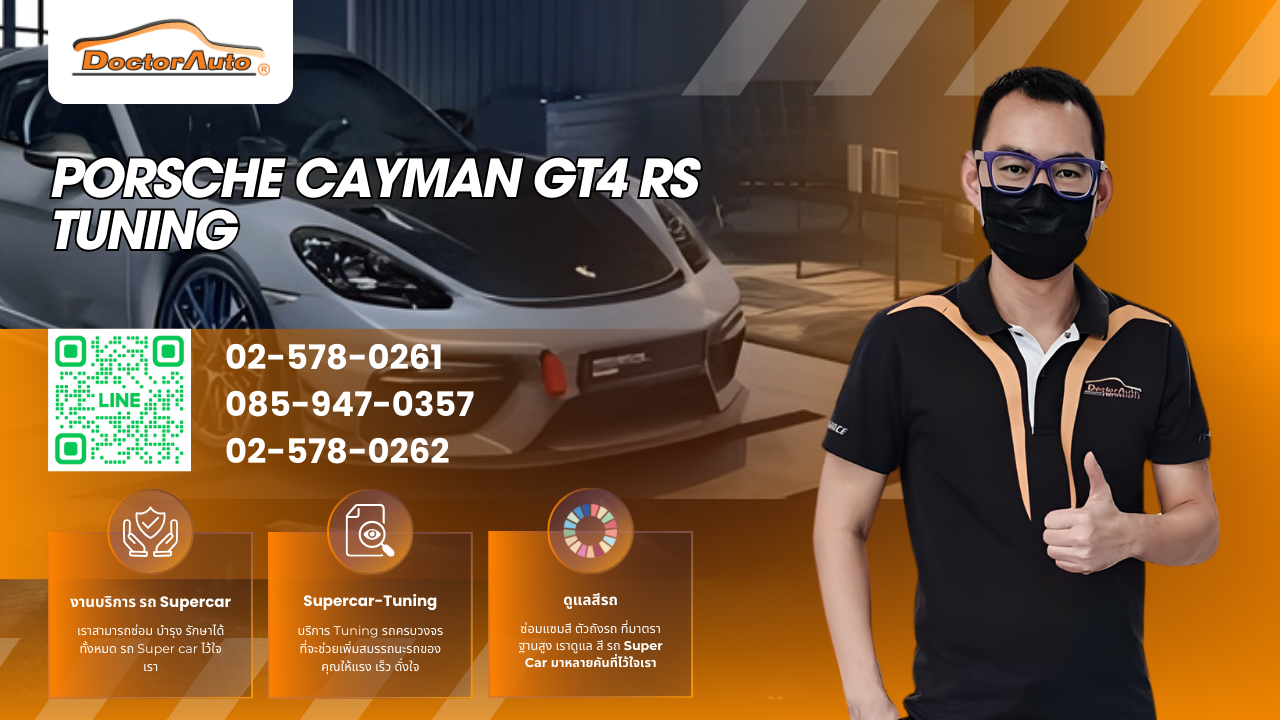 Porsche Cayman GT4 RS Tuning 