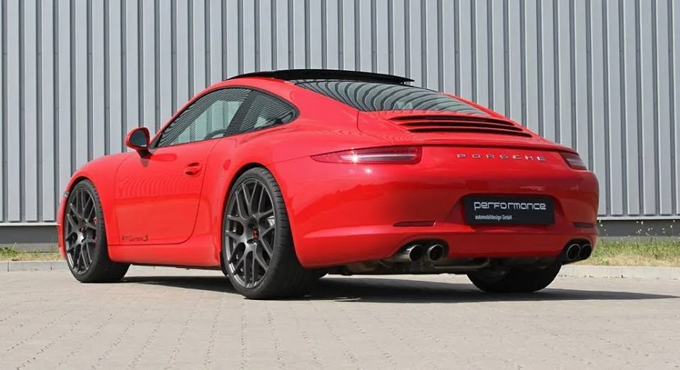 Porsche 911 Carrera S สีแดง งาน Cargraphic Tuning โดย Doctor Auto Performance